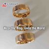 Patriot Ring Gold Titanium
